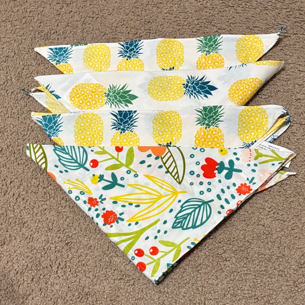 Dog Bandanas Set of 4